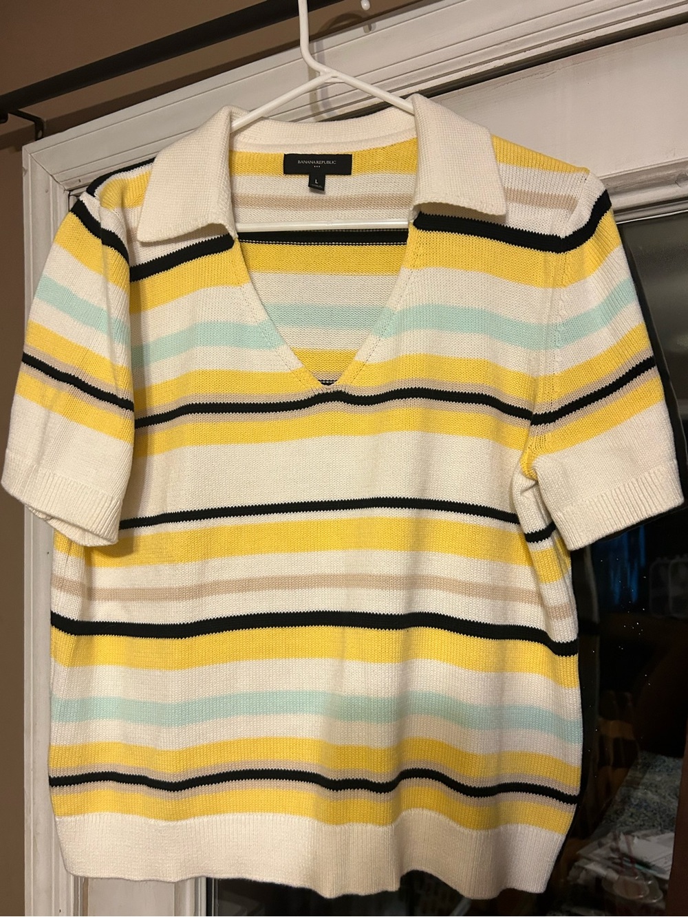 Banana Republic Striped Knit Top